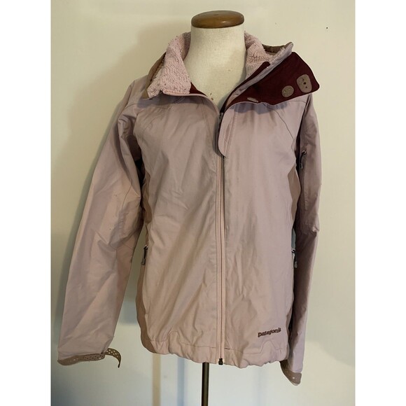 Patagonia Jacket Womens M Pink Powder Keg Shell Ski Jacket Vintage - Picture 1 of 12